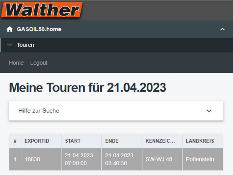 Gas-App & Disposition